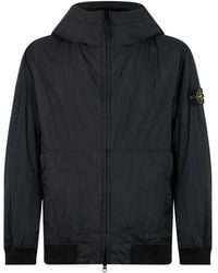 Stone Island - 4100110 Reps Ny Jack Met Gekreukt Effect - Lyst