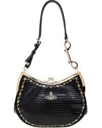 Vivienne Westwood - Kleine Schultertasche mit Kroko-Effekt - Lyst