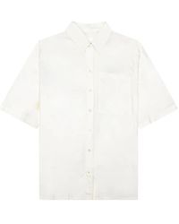 Jil Sander - Overhemd Met Zak En Korte Mouwen - Lyst