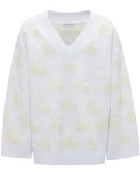 JW Anderson - Pullover Mit Hasen-Print - Lyst