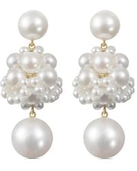 Sophie Bille Brahe - Dora フレッシュウォーターパール ピアス 14kリサイクルイエローゴールド - Lyst