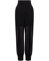 Philosophy Di Lorenzo Serafini - Semi-Sheer Tapered Trousers - Lyst