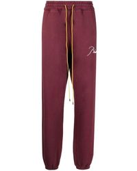 Rhude - Logo-embroidered Track Pants - Lyst
