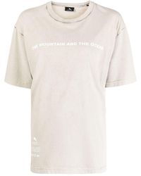 Mauna Kea - Slogan-print Stonewashed T-shirt - Lyst