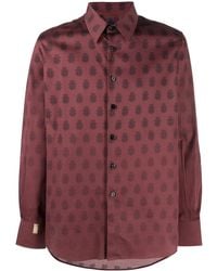 Billionaire - Printed Button-Up Shirt - Lyst