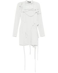 OTTOLINGER - Gedeconstrueerde Mini-Jurk Met Lange Mouwen - Lyst