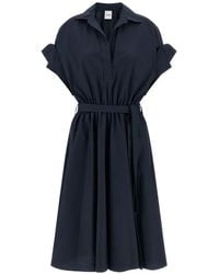 Nude - Robe-Chemise Mi-Longue À Taille Élastiquée - Lyst