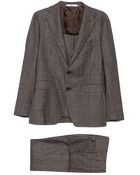 Tagliatore - Check-Pattern Wool Suit - Lyst