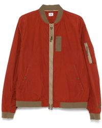 C.P. Company - Logo-Embroidered Bomber Jacket - Lyst