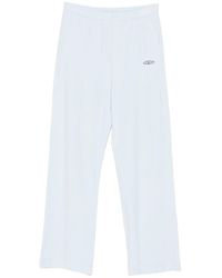 CASABLANCA - Velour Logo-Plaque Track Pants - Lyst
