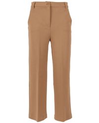 Weekend by Maxmara - Tailored Straight Trousers - Lyst