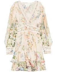 CAMILLA - Vestido Corto A Capas - Lyst