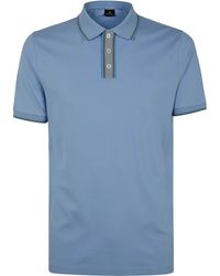 Paul Smith - Poloshirt mit gestreiften Kanten - Lyst