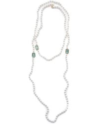 Izabel Display - Collier Mega Pearl En Zircon Cubique - Lyst
