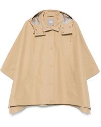 Max Mara - Hooded Button-fastening Jacket - Lyst