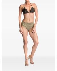 Banana Moon - Andra Kerios Metallic High-Waisted Bikini Bottoms - Lyst