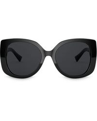 Versace - Medusa Icon Square-Frame Sunglasses - Lyst
