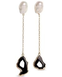 Erdem - Pearl-Detail Stone-Drop Earrings - Lyst