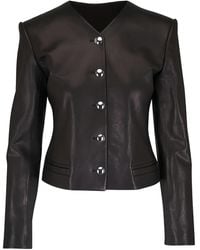KHAITE - Nara Leren Jack - Lyst