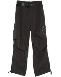 and wander - Pantalon Cargo À Taille Ceinturée - Lyst