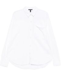 Eileen Fisher - Camisa con cuello de rizo - Lyst