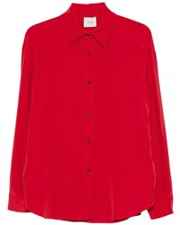 Alysi - Button-Down Silk Shirt - Lyst