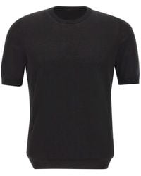 Gran Sasso - Crew-Neck Short-Sleeve T-Shirt - Lyst