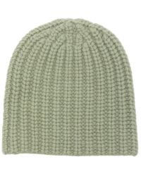 Liska - Michaela Ribbed-Knit Cashmere Beanie Hat - Lyst