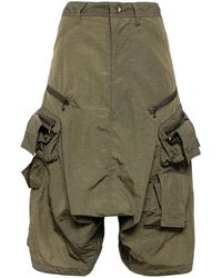 Julius - Mid-Rise Cargo Shorts Met Verlaagd Kruis - Lyst