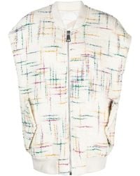 Khrisjoy - Oversized Tweed Bomber Jacket - Lyst