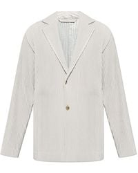 Homme Plissé Issey Miyake - Plissé-Effect Single-Breasted Blazer - Lyst