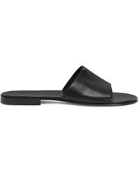 Giuseppe Zanotti - Adrien Leather Slides - Lyst