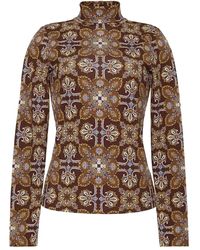 Cara Cara - Top Con Stampa - Lyst