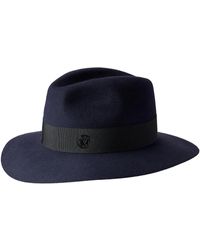 Maison Michel - Henrietta Felt Fedora Hat - Lyst