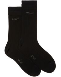 Bally - ロゴ 靴下 - Lyst