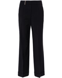 Peserico - Tailored Straight-leg Trousers - Lyst