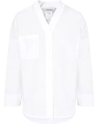 Max Mara - V-Neck Pocket Shirt - Lyst