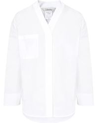 Max Mara - Vネック ポケットシャツ - Lyst