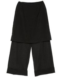 Viktoria Chan - Zip-Fatening Palazzo Pants - Lyst