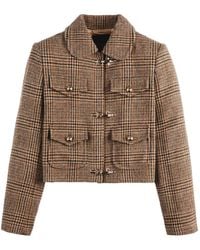 Fay - Blazer Mit Check - Lyst