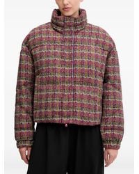 EA7 - Doudoune À Carreaux - Lyst