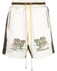 Rhude - Souvenier ドローストリング サテンショートパンツ - Lyst