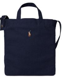 Polo Ralph Lauren - Borsa Tote Lou Con Logo Ricamato - Lyst