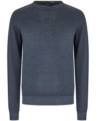 AROVESCIO - Crew-Neck Knitted Sweater - Lyst