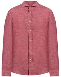 Brunello Cucinelli - Button-Down Linnen Overhemd - Lyst