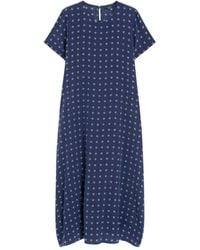 Weekend by Maxmara - Printed Silk Midi Dress - Lyst