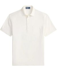 Polo Ralph Lauren - Pocket Linen Piqué Polo Shirt - Lyst