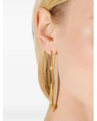 Elisabetta Franchi - Earrings With Logo - Lyst