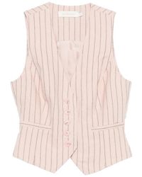 Zimmermann - Alchemy Striped Buttoned Waistcoat - Lyst
