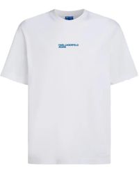 KARL LAGERFELD - Graphic Karl Print T-Shirt - Lyst